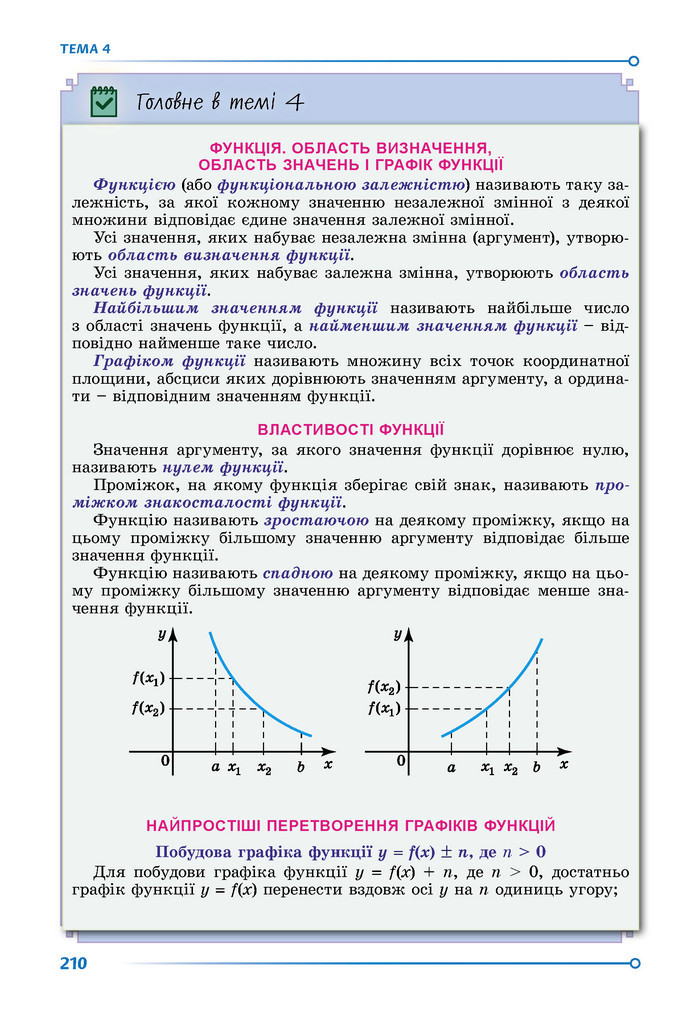 Підручник Математика 9 клас Істер НУШ (1 частина)