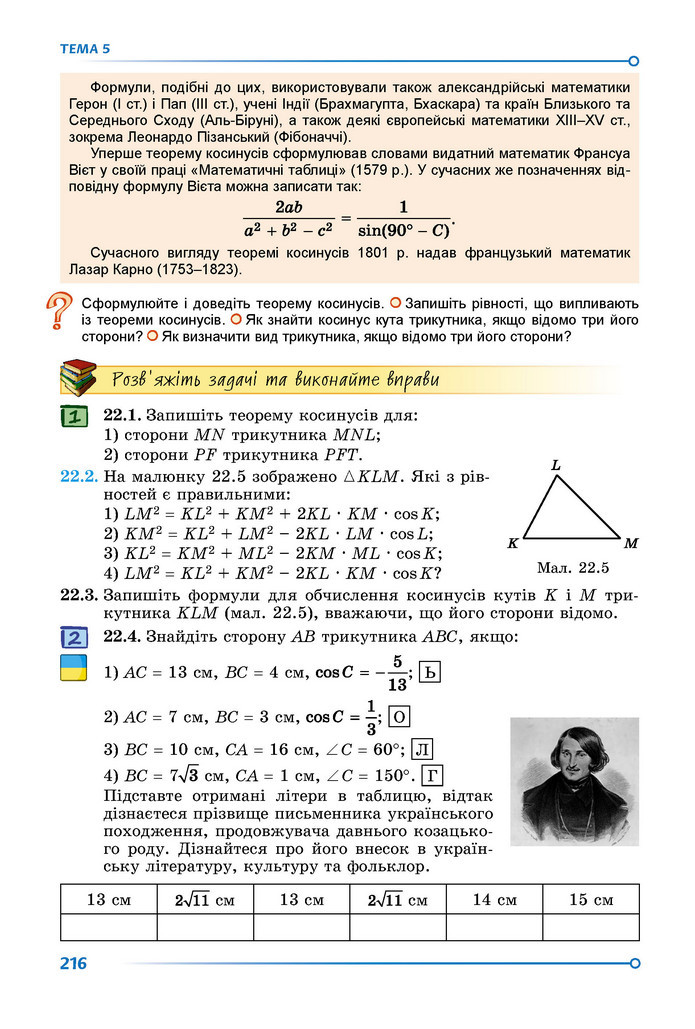 Підручник Математика 9 клас Істер НУШ (1 частина)