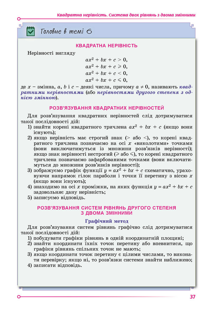 Підручник Математика 9 клас Істер НУШ (2 частина)