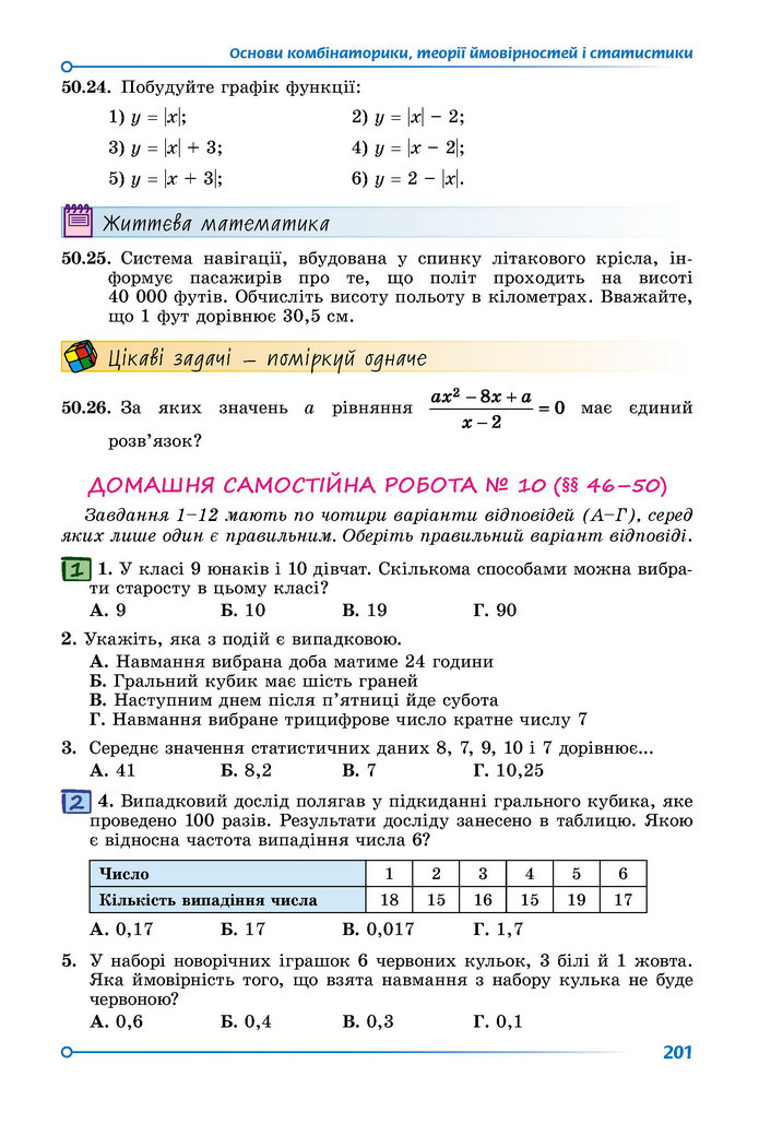 Підручник Математика 9 клас Істер НУШ (2 частина)