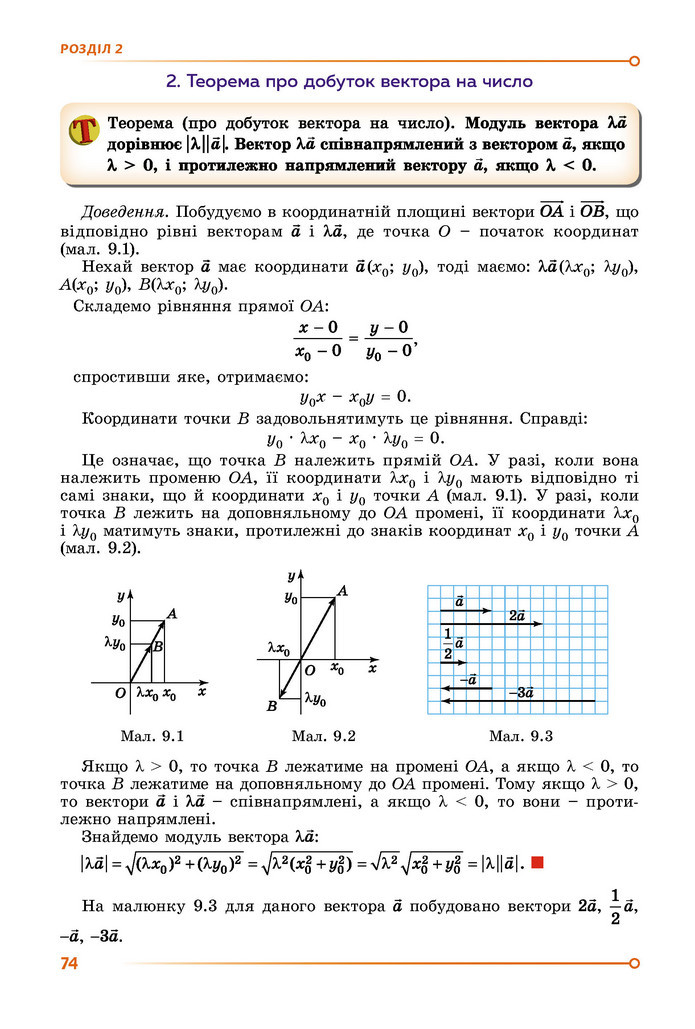 Підручник Геометрія 9 клас Істер НУШ
