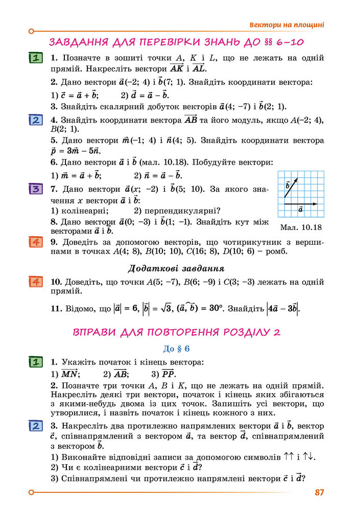 Підручник Геометрія 9 клас Істер НУШ