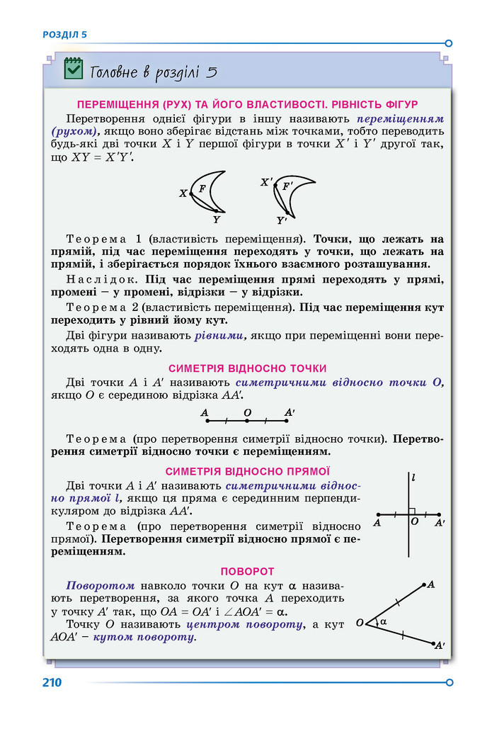 Підручник Геометрія 9 клас Істер НУШ