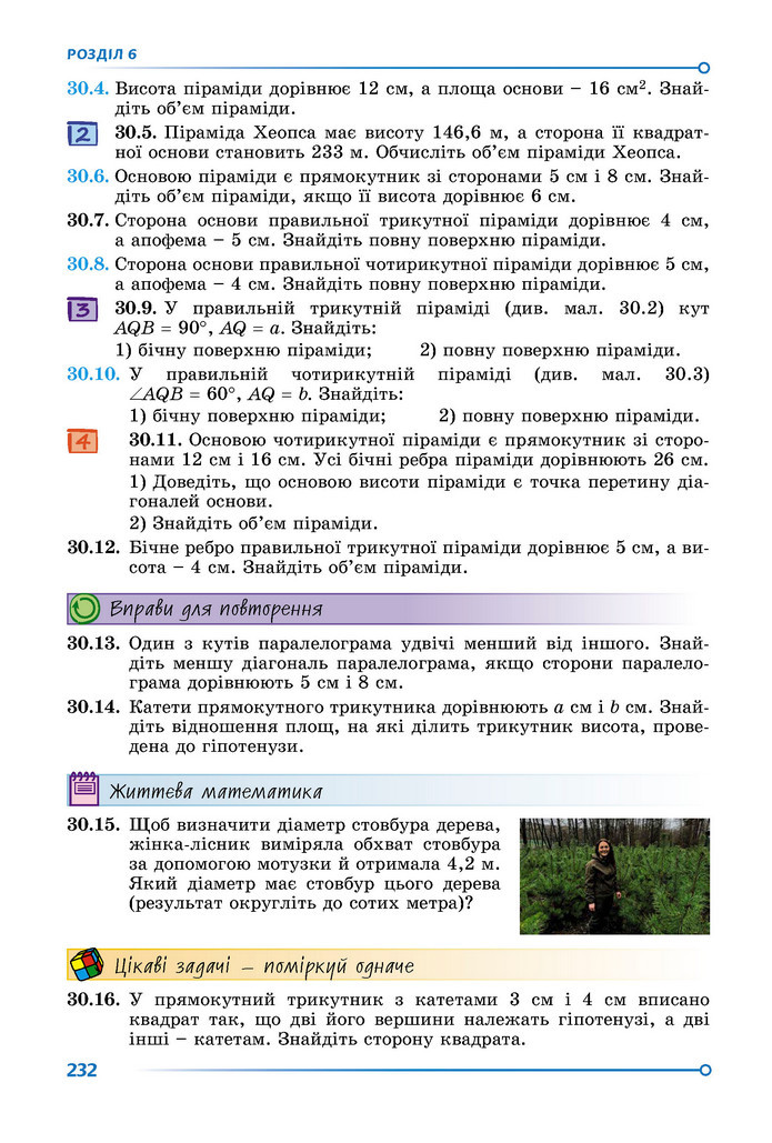 Підручник Геометрія 9 клас Істер НУШ