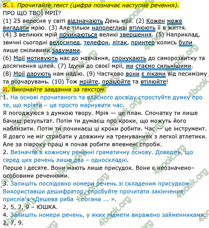 ГДЗ Українська мова 9 клас Заболотний НУШ