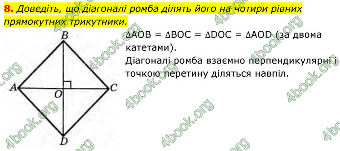ГДЗ Геометрія 9 клас Бурда НУШ