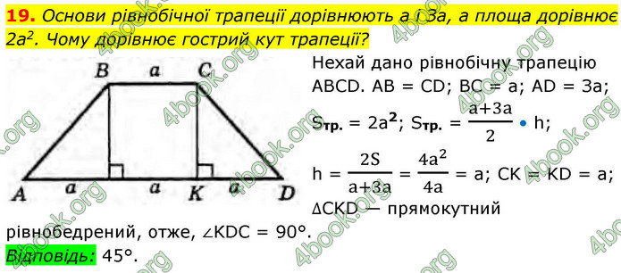 ГДЗ Геометрія 9 клас Бурда НУШ
