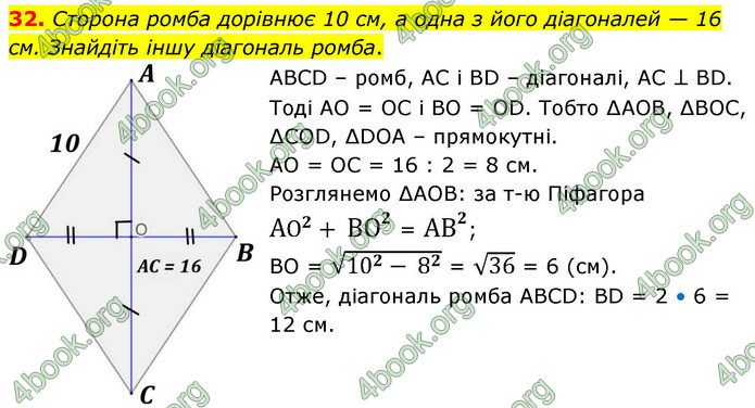ГДЗ Геометрія 9 клас Бурда НУШ