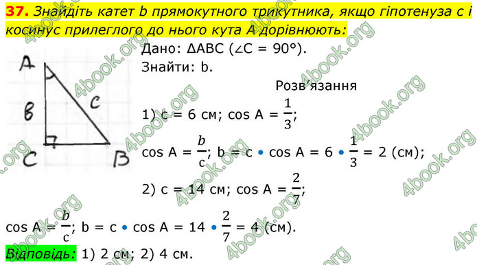 ГДЗ Геометрія 9 клас Бурда НУШ