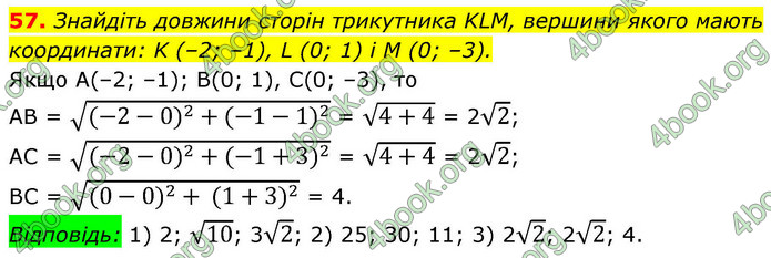ГДЗ Геометрія 9 клас Бурда НУШ