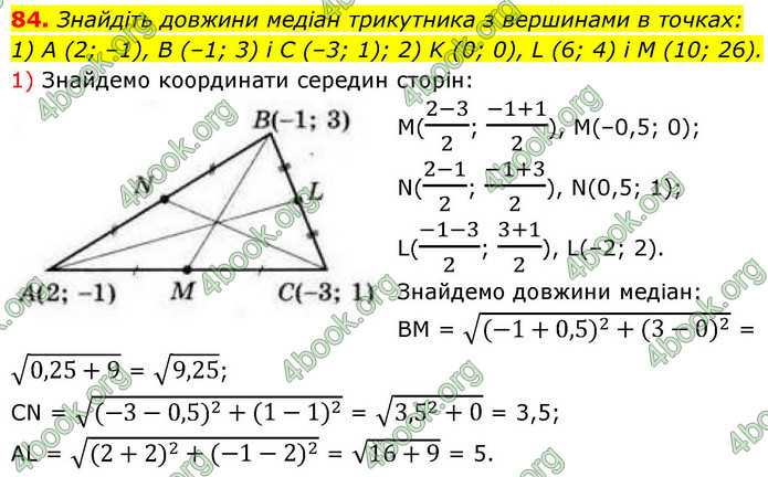 ГДЗ Геометрія 9 клас Бурда НУШ