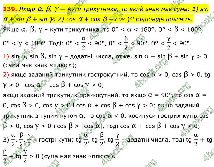 ГДЗ Геометрія 9 клас Бурда НУШ
