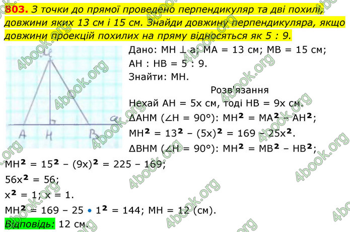 ГДЗ Геометрія 8 клас Бевз (2025)