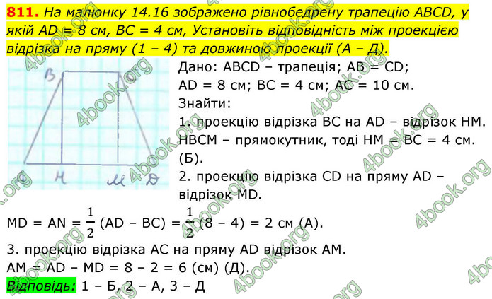 ГДЗ Геометрія 8 клас Бевз (2025)