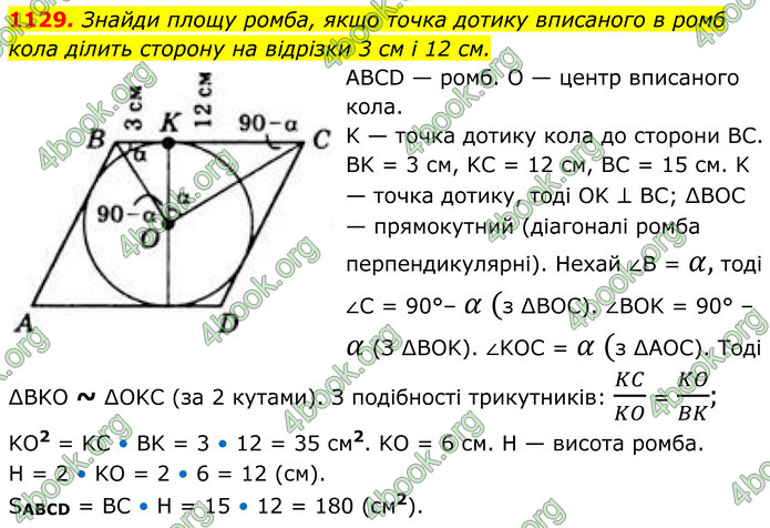 ГДЗ Геометрія 8 клас Бевз (2025)