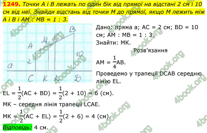 ГДЗ Геометрія 8 клас Бевз (2025)