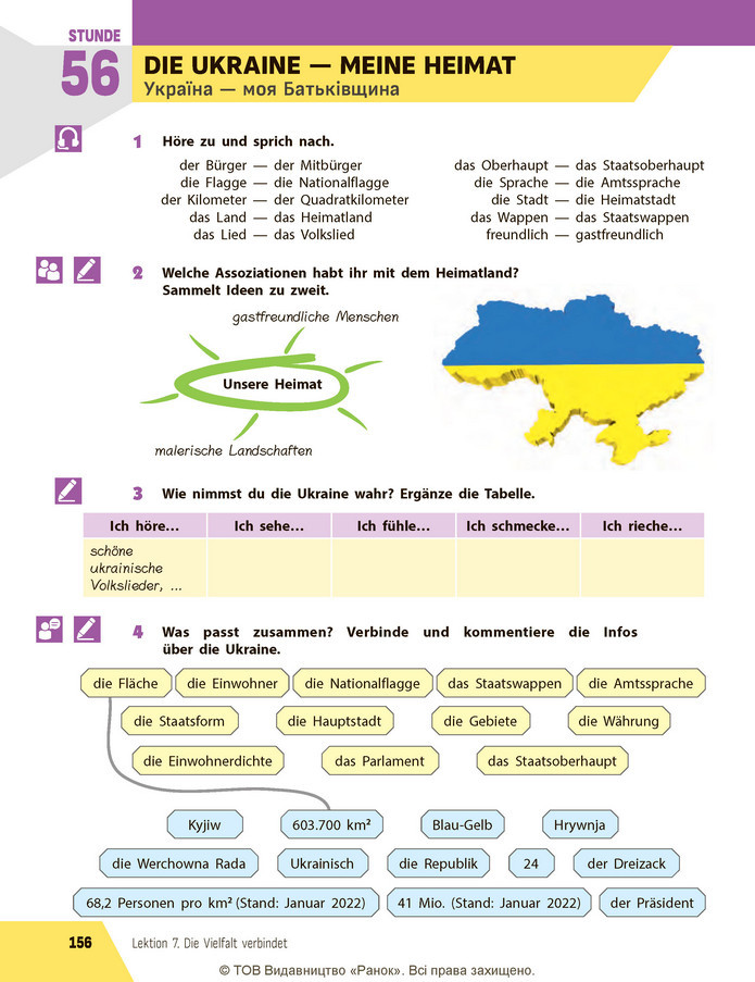 Підручник Німецька мова 9 клас Сотникова 5-й рік НУШ