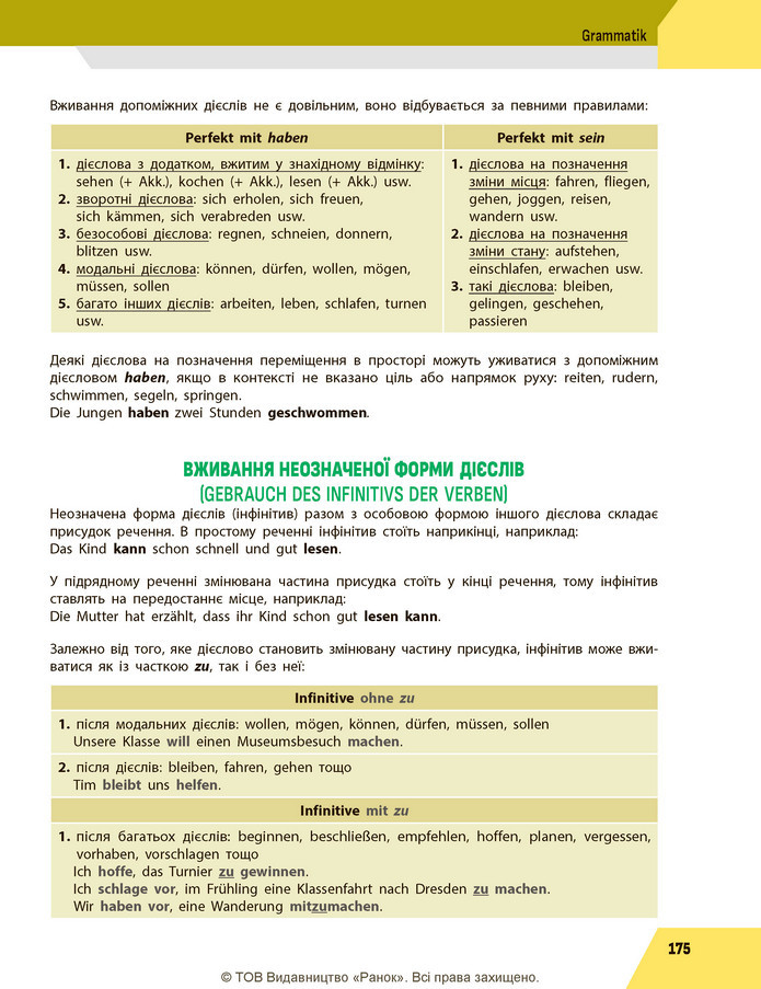 Підручник Німецька мова 9 клас Сотникова 5-й рік НУШ
