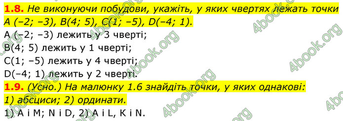 ГДЗ Математика 9 клас Істер НУШ (1 частина)