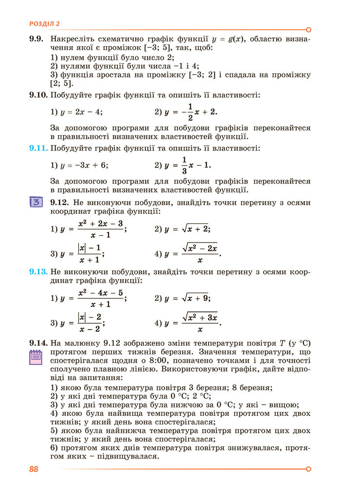 Підручник Алгебра 9 клас Істер НУШ