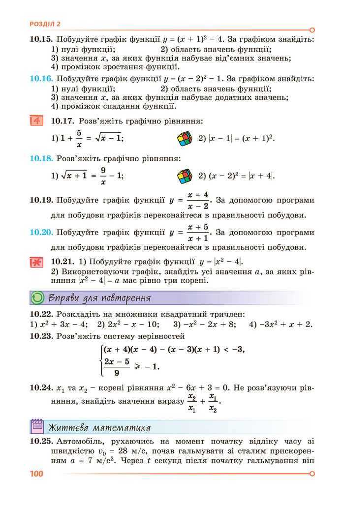 Підручник Алгебра 9 клас Істер НУШ