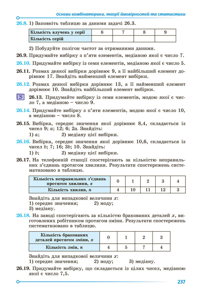Підручник Алгебра 9 клас Істер НУШ