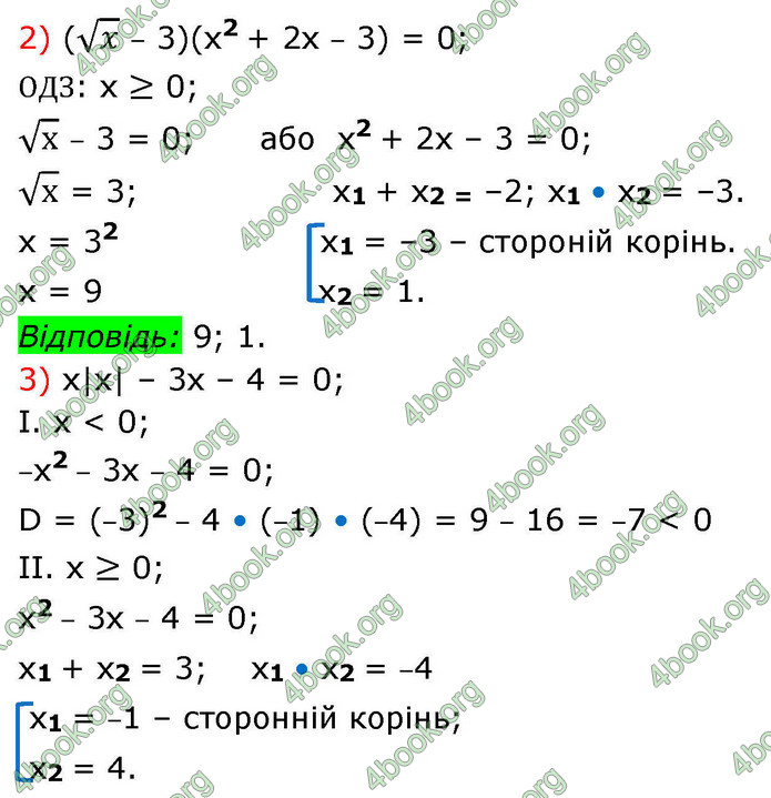 ГДЗ Алгебра 9 клас Істер НУШ