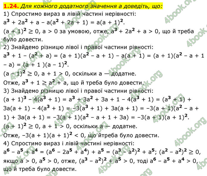 ГДЗ Алгебра 9 клас Істер НУШ
