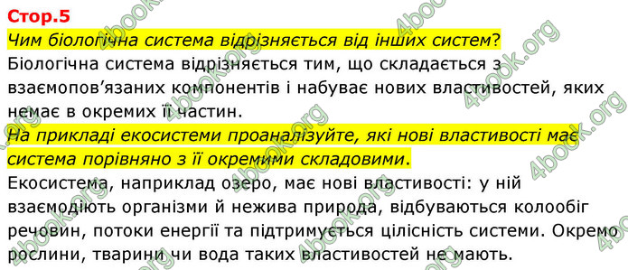 ГДЗ Біологія 9 клас Балан НУШ
