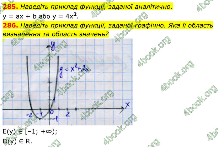 ГДЗ Алгебра 9 клас Тарасенкова НУШ