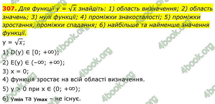 ГДЗ Алгебра 9 клас Тарасенкова НУШ