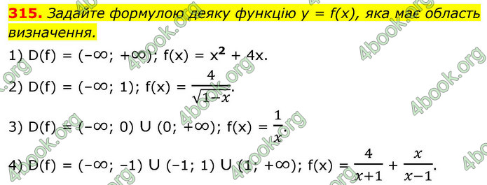 ГДЗ Алгебра 9 клас Тарасенкова НУШ