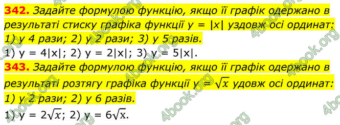 ГДЗ Алгебра 9 клас Тарасенкова НУШ