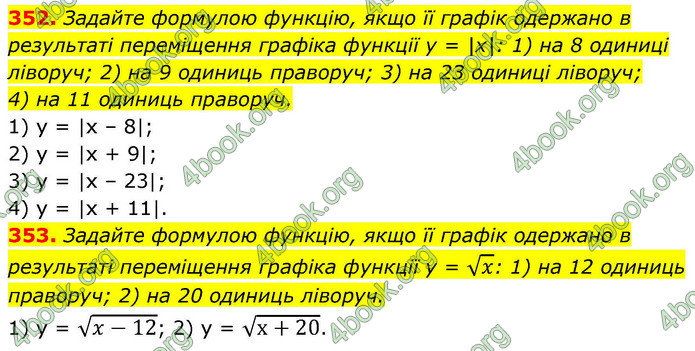 ГДЗ Алгебра 9 клас Тарасенкова НУШ