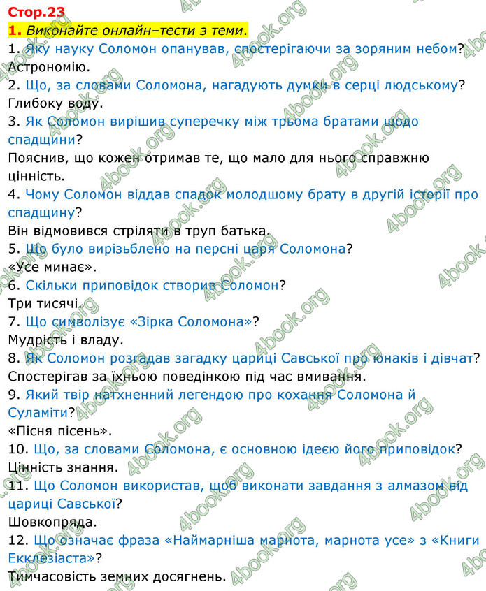 ГДЗ Зарубіжна література 9 клас Волощук НУШ