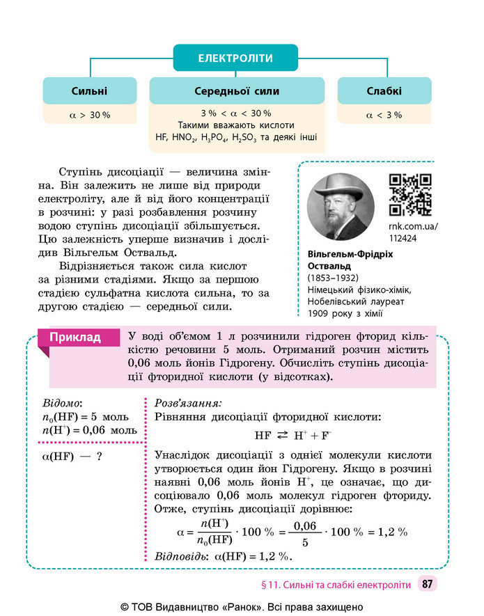 Підручник Хімія 9 клас Григорович НУШ