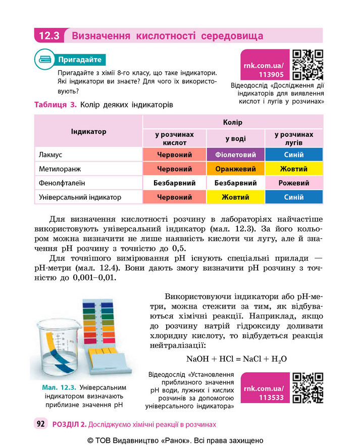 Підручник Хімія 9 клас Григорович НУШ