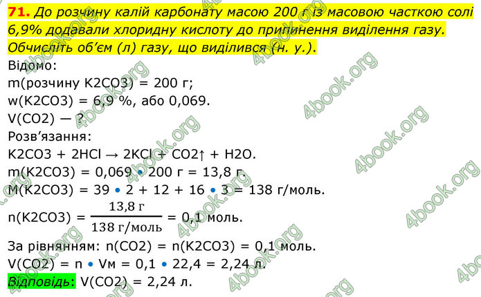 ГДЗ Хімія 9 клас Григорович НУШ
