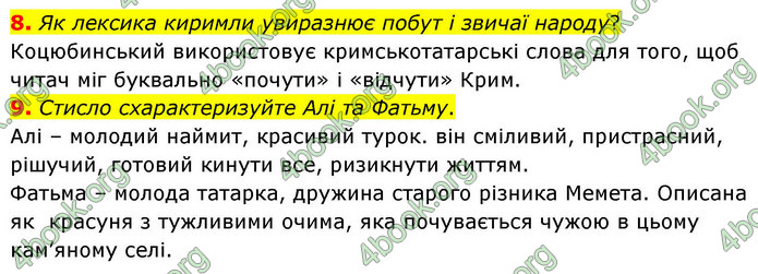 ГДЗ Українська література 9 клас Калинич НУШ