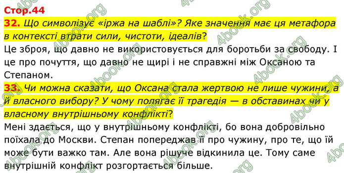 ГДЗ Українська література 9 клас Калинич НУШ