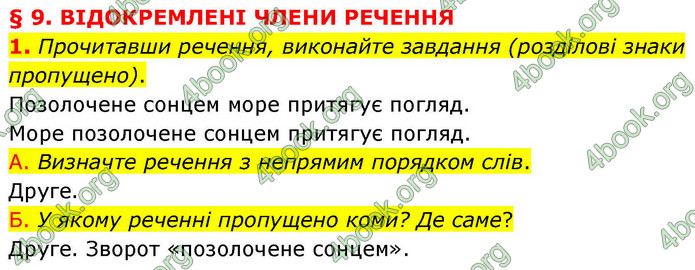 ГДЗ Українська мова 9 клас Авраменко НУШ