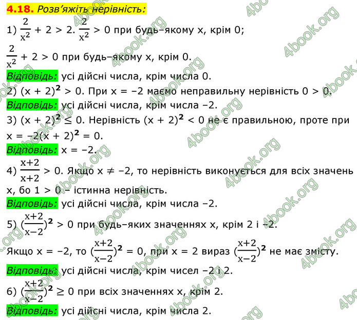 ГДЗ Алгебра 9 клас Мерзляк НУШ