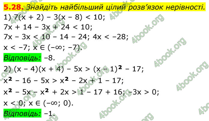 ГДЗ Алгебра 9 клас Мерзляк НУШ