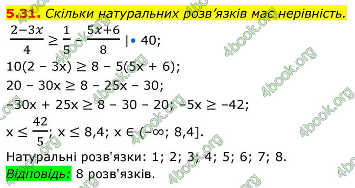 ГДЗ Алгебра 9 клас Мерзляк НУШ