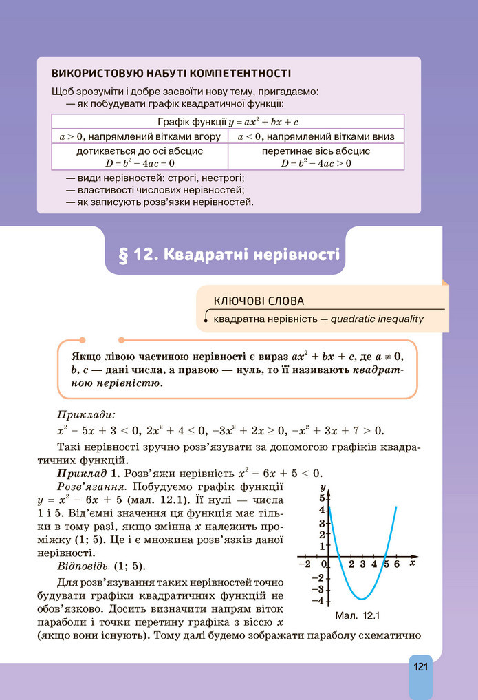 Підручник Алгебра 9 клас Бевз НУШ
