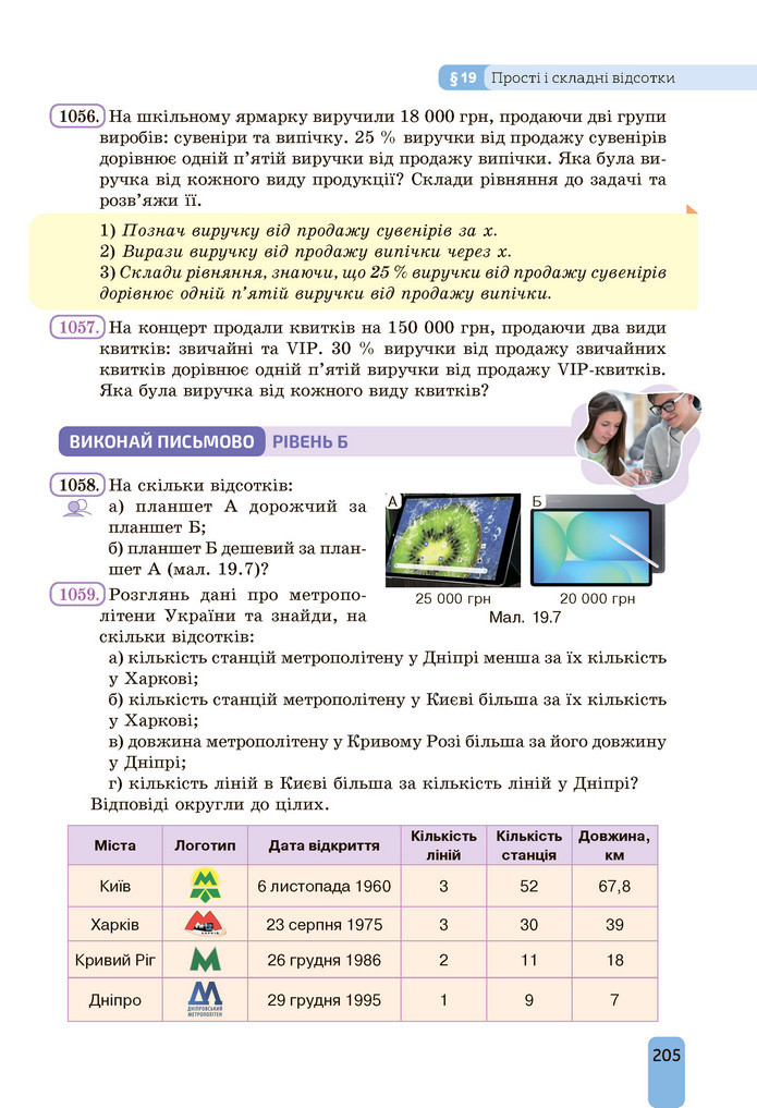 Підручник Алгебра 9 клас Бевз НУШ