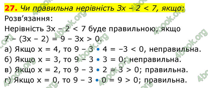 ГДЗ Алгебра 9 клас Бевз НУШ