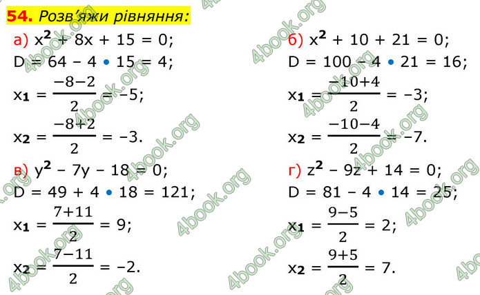 ГДЗ Алгебра 9 клас Бевз НУШ