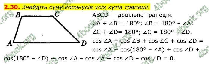 ГДЗ Геометрія 9 клас Істер НУШ