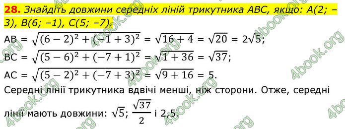 ГДЗ Геометрія 9 клас Істер НУШ